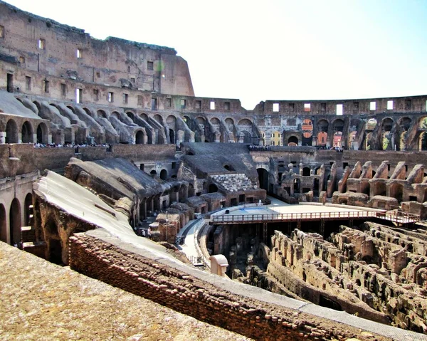 Roma Itália Outubro 2017 Colosseum Cidade Verona Mais Famoso — Fotografia de Stock