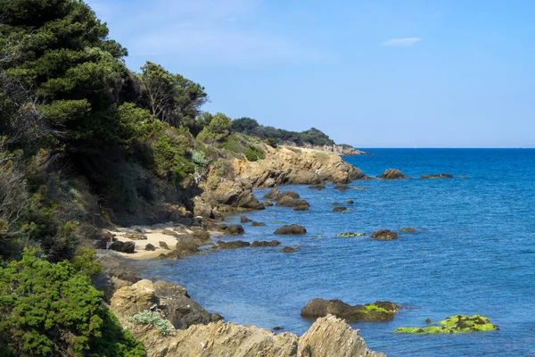 Όμορφη Θέα Της Ακτής Της Θάλασσας — Φωτογραφία Αρχείου