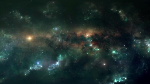 Yıldızlı Evren Arka Plan Uzay Evren — Stok video