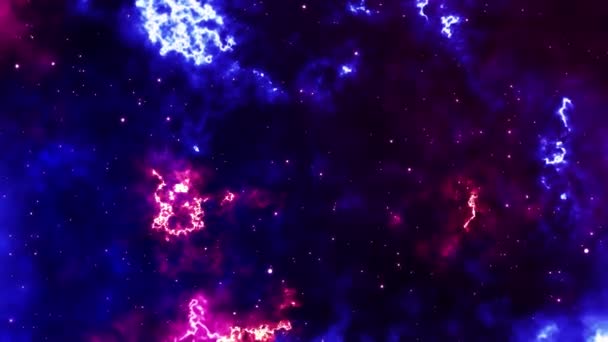 Hvězdný Vesmír Pozadí Prostor Kosmos — Stock video