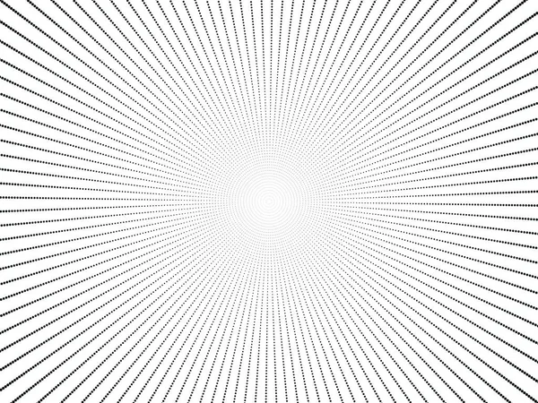 Абстрактний Геометричний Фон Радіальними Лініями Векторна Ілюстрація — стоковий вектор