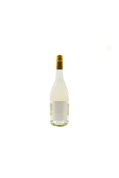 Bottiglia Acqua Isolata Fondo Bianco — Foto Stock