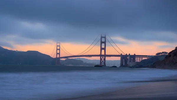 Zlatý Most Přes Řeku San Francisko Kalifornie Usa — Stock fotografie