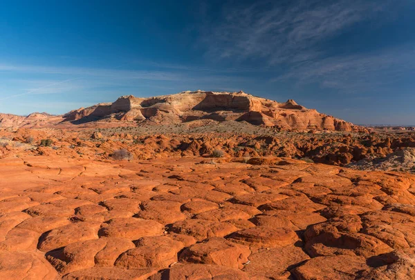 Paysage Désertique Avec Rochers Montagnes — Photo