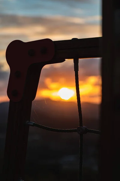Západ Slunce Horách — Stock fotografie