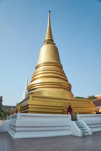 Guld Buddha Staty Wat Pho Thailand — Stockfoto