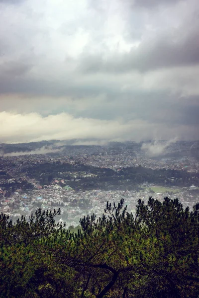 Vista Das Montanhas Pela Manhã — Fotografia de Stock