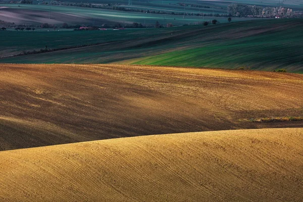 Luftaufnahme Der Felder Der Toskana Italien — Stockfoto
