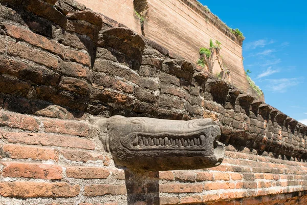 Ruínas Antigas Templo Parede Sagrada Cidade Estado Das Cidades Mais — Fotografia de Stock