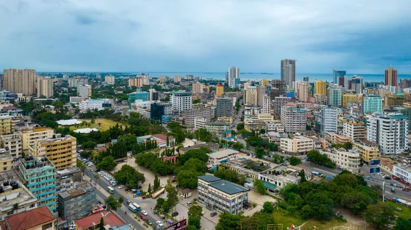 Αεροφωτογραφία Του Dar Salaam Τανζανία — Φωτογραφία Αρχείου