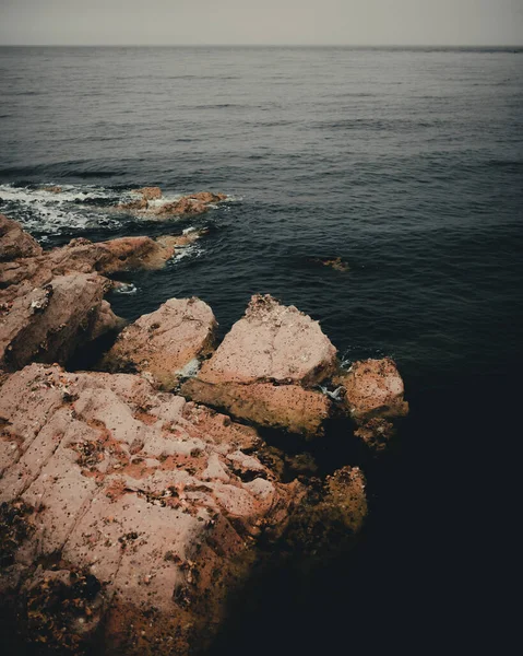 Gün Batımında Güzel Deniz Kıyısı — Stok fotoğraf