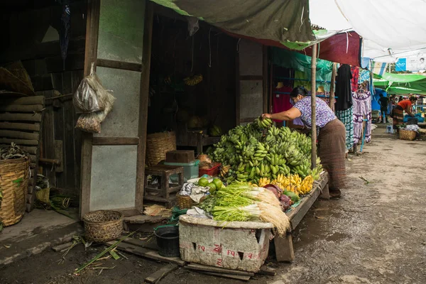 Piac Thaiföldön — Stock Fotó