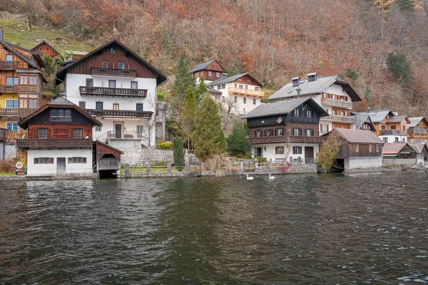 Hallstatt Áustria Julho 2017 Pitoresca Cidade Lucerna Suíça — Fotografia de Stock