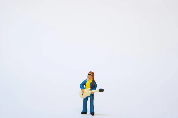 Miniature People Worker Man Toy Figure —  Fotos de Stock