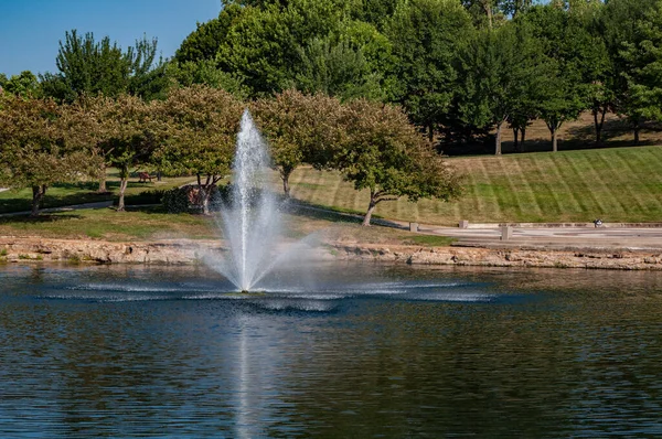 Fontaine Dans Parc — Photo