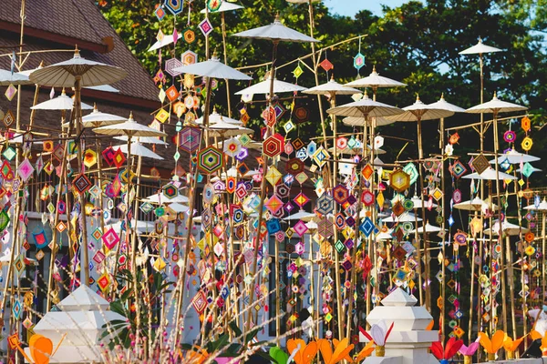 Colorful Umbrellas Market — Stock Photo, Image