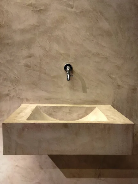 Koupelna Dřevěnou Podlahou — Stock fotografie