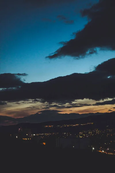 Hermoso Atardecer Sobre Mar —  Fotos de Stock