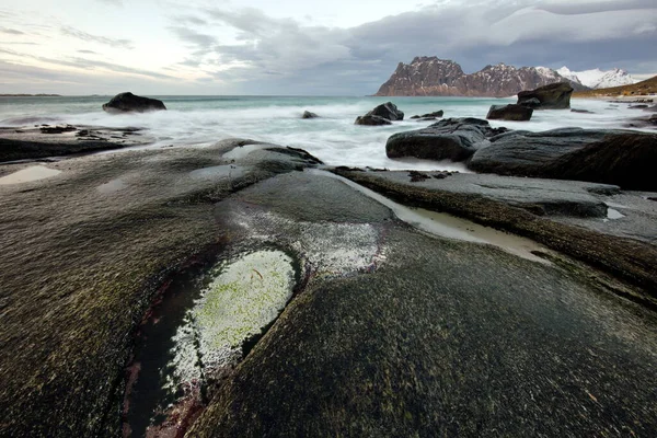 Bella Vista Sulla Costa Del Mare — Foto Stock