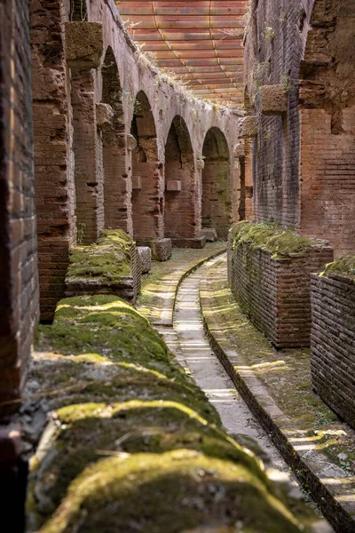 Oude Stenen Muur Stad Van Oude Stad Van Het Middeleeuwse — Stockfoto
