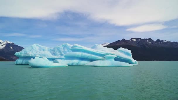 Piękny Widok Lagunę Lodowcową Islandzie — Wideo stockowe