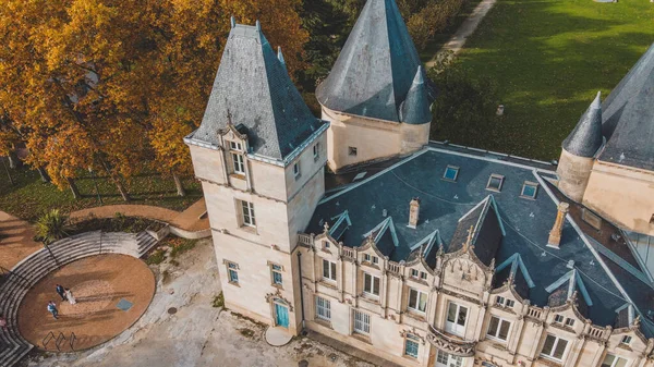 Vanuit Lucht Uitzicht Stad Van Oude Stad — Stockfoto