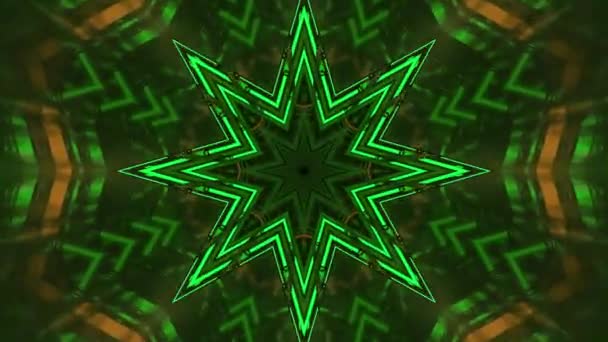Abstract Hypnotic Glowing Background — Video Stock