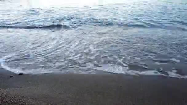 Close Beautiful Transparent Sea Water — Stockvideo