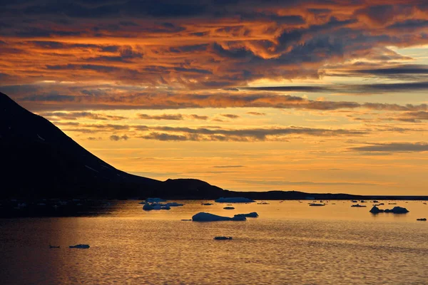 Bellissimo Tramonto Sul Mare — Foto Stock