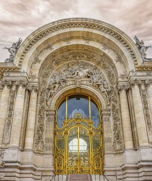 Monumental Portico Ionic Columns Palace Visiting Arts Paris France — Stock Photo, Image