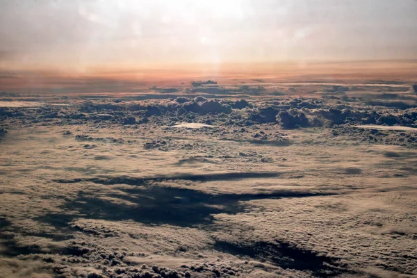 Повітряний Вид Небо Хмари — стокове фото