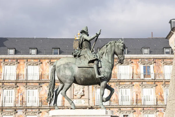 Статуя Короля Царицы Города Лондона — стоковое фото