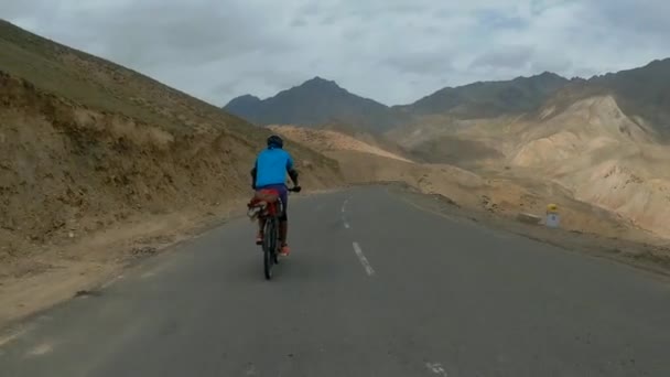 Imágenes Ciclismo Carretera Montaña — Vídeo de stock