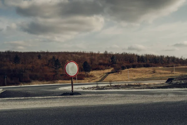 Brak Znaków Drogowych Autostradzie — Zdjęcie stockowe