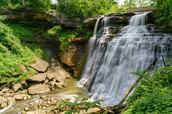 Bella Cascata Nella Foresta — Foto Stock