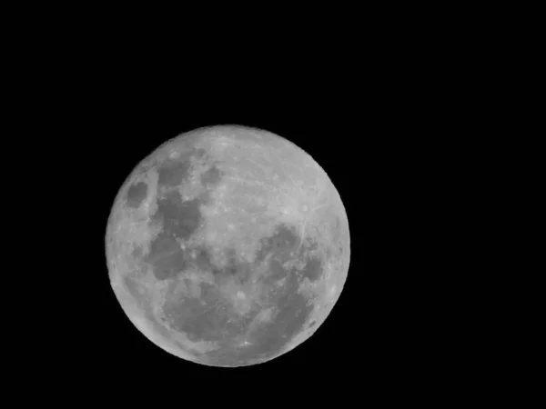 Luna Cielo Nocturno —  Fotos de Stock