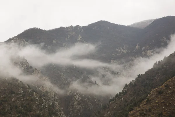 Mountain View Tiene Una Hermosa Niebla Matutina — Foto de Stock