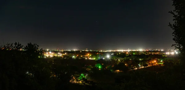 Nachtzicht Van Stad — Stockfoto