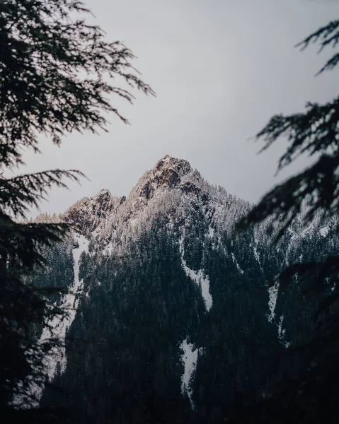 Dağları Olan Güzel Bir Manzara — Stok fotoğraf
