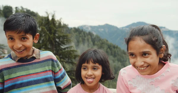 Group Children Park — Stock Photo, Image