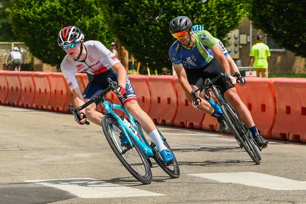 Cycliste Vélo Sur Route Concept Compétition — Photo