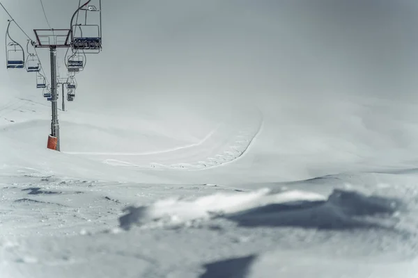 Skilift Bergen — Stockfoto