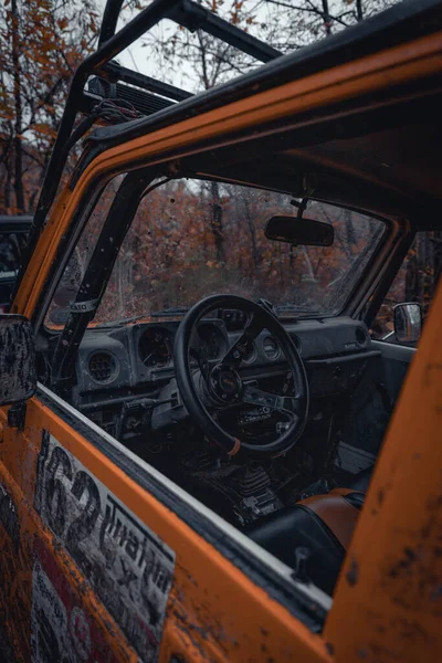 Carro Velho Cidade — Fotografia de Stock