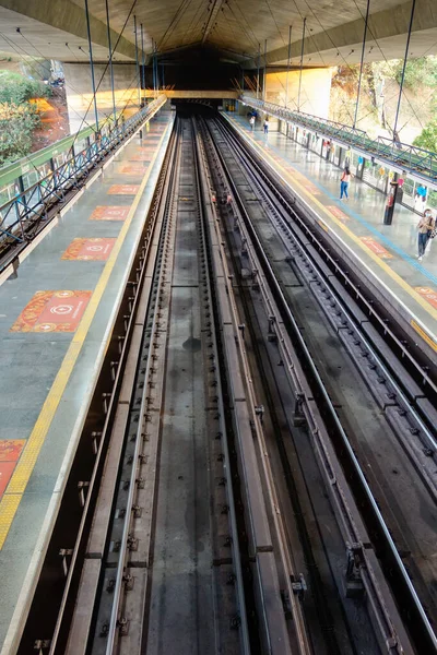 Bahngleise Der Stadt — Stockfoto