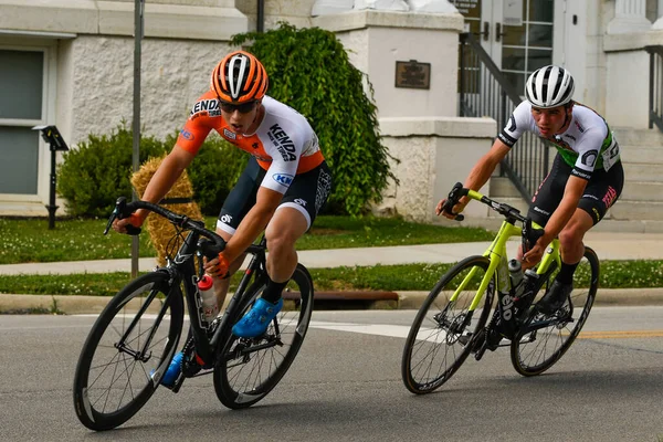 Cycliste Vélo Sur Route Concept Compétition — Photo