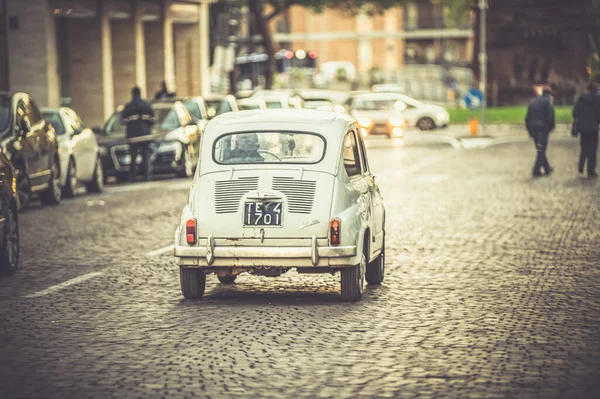 Terni Itália Novembro 2020 Histórico Vintage Italiano Carro Fiat 600 — Fotografia de Stock