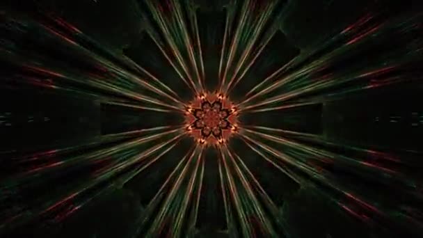 Abstraktní Hypnotické Pozadí Pohybu — Stock video