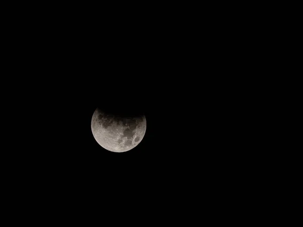 Lune Dans Ciel Nocturne — Photo