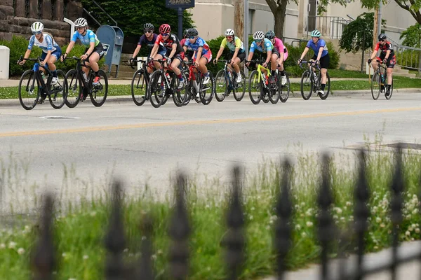 Cycliste Vélo Sur Route Concept Compétition — Photo