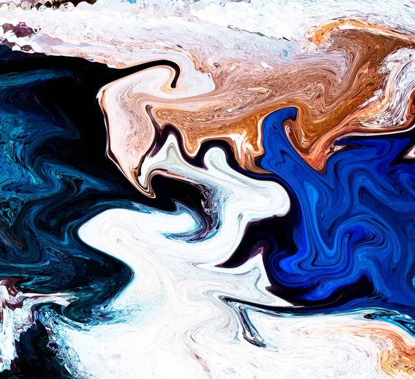 Een Prachtig Olieachtig Schilderij Met Gemengde Kleuren Perfect Voor Achtergrond — Stockfoto
